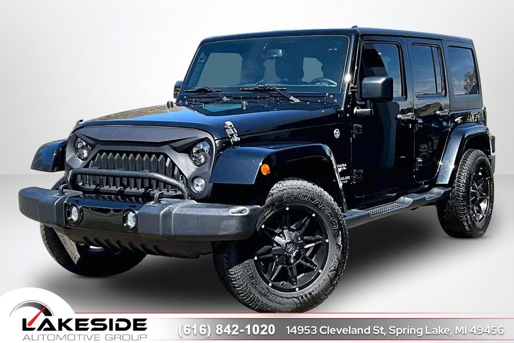 Used 2016 Jeep Wrangler Unlimited Sahara w/ Dual Top Group AWD/4WD image 1