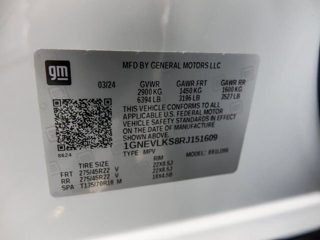 Certified 2024 Chevrolet Traverse RS image 40