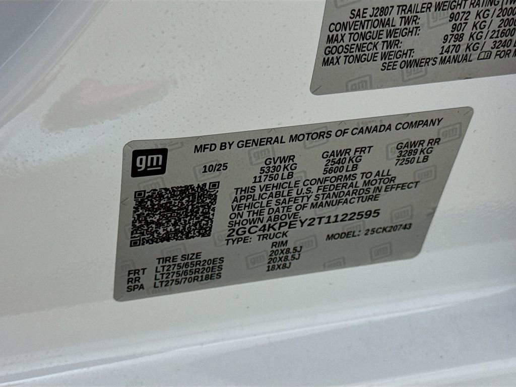 New 2026 Chevrolet Silverado 2500 LTZ w/ Trail Boss Package image 21