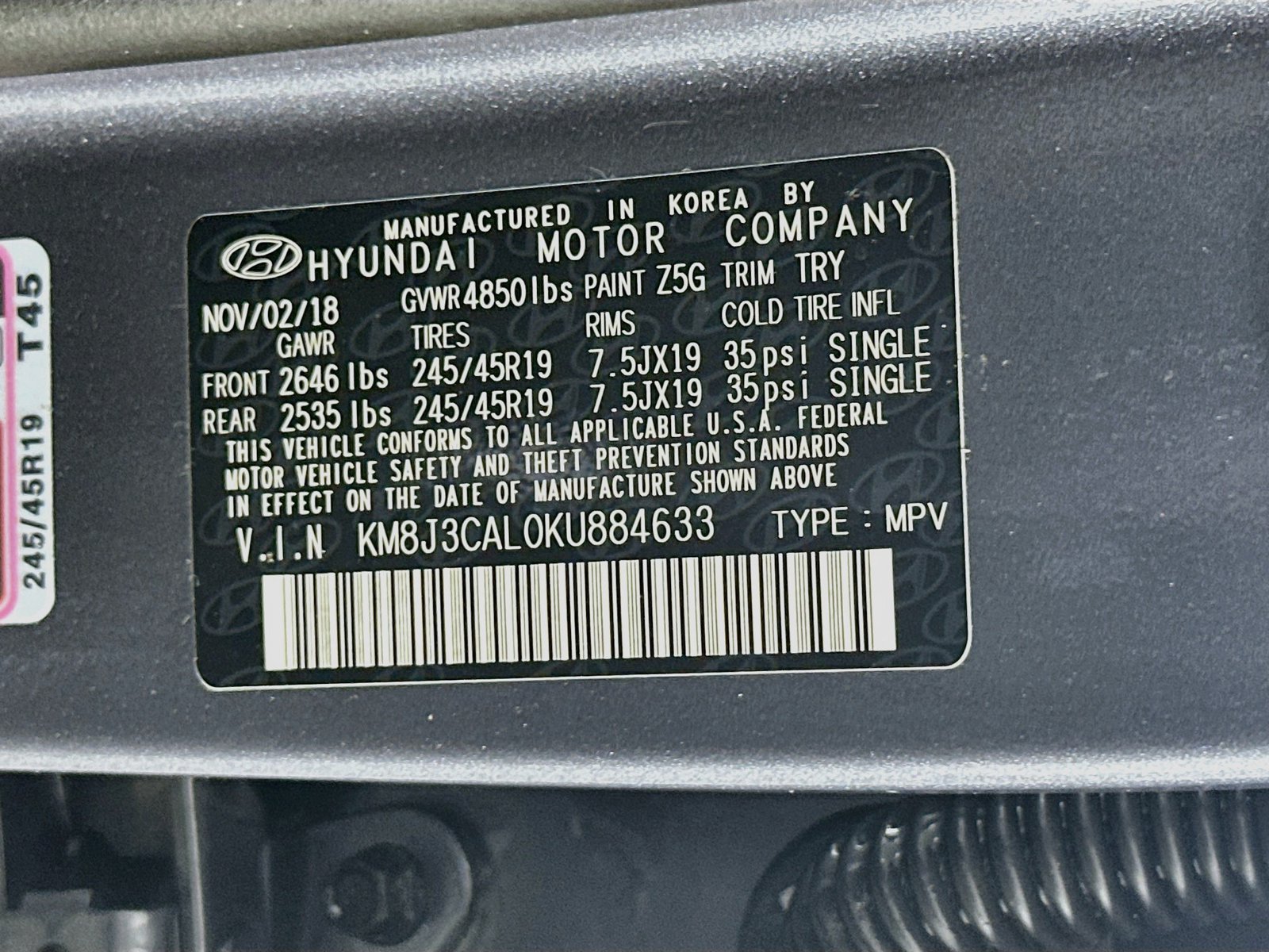 Used 2019 Hyundai Tucson Sport AWD/4WD image 31