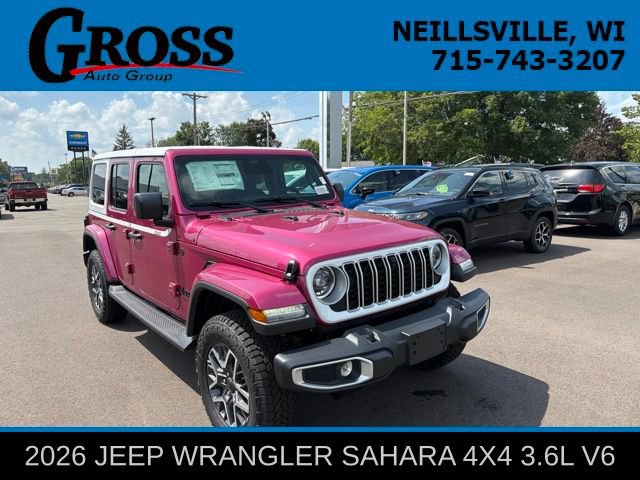 New 2026 Jeep Wrangler Unlimited Sahara w/ Whitecap Package
