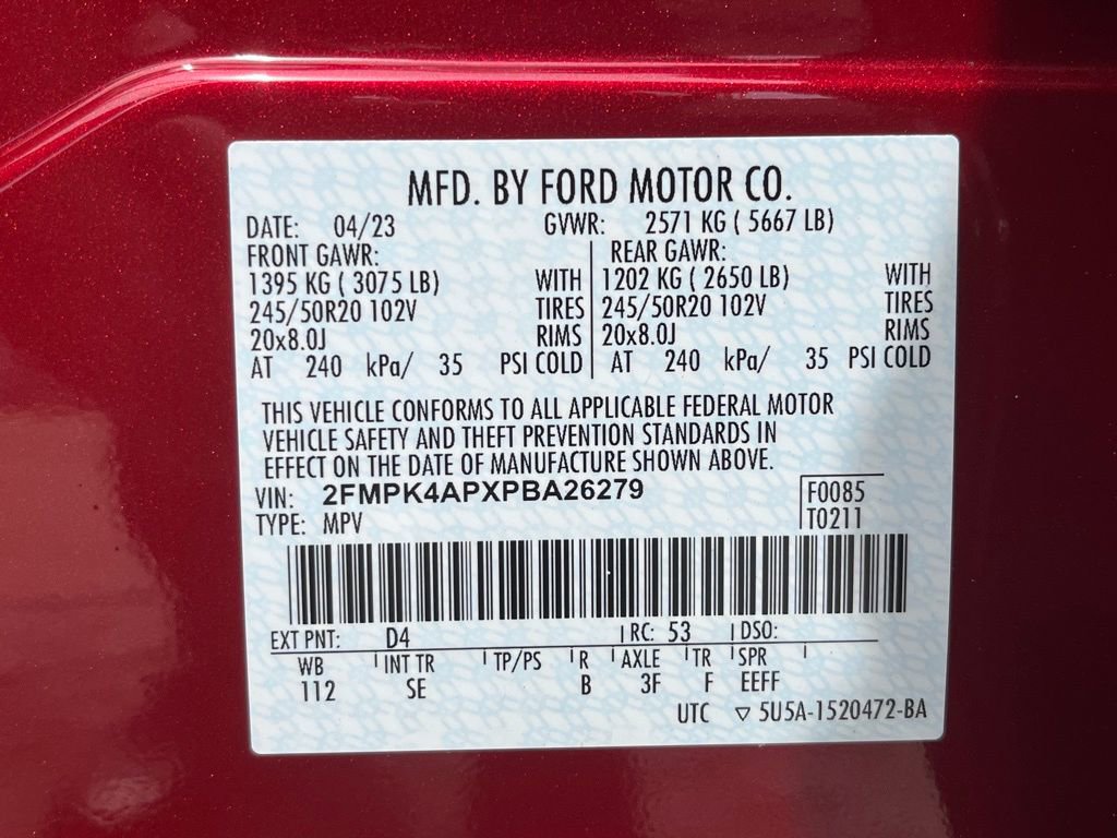 Used 2023 Ford Edge ST w/ Equipment Group 401A AWD/4WD image 36
