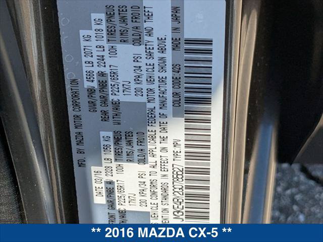 Used 2016 MAZDA CX-5 Sport AWD/4WD image 24