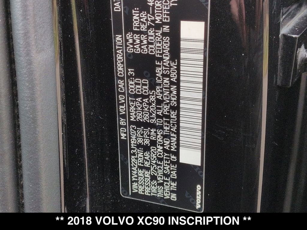 Used 2018 Volvo XC90 T6 Inscription w/ Convenience Package image 33
