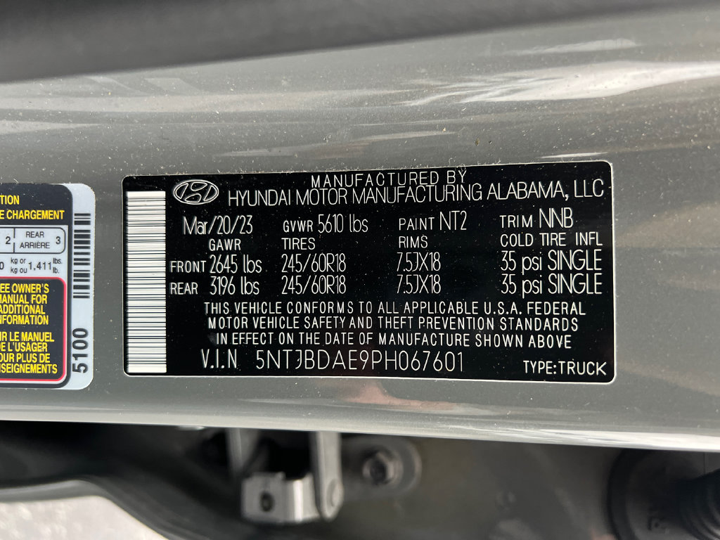 Used 2023 Hyundai Santa Cruz SEL w/ Cargo Package AWD/4WD image 32