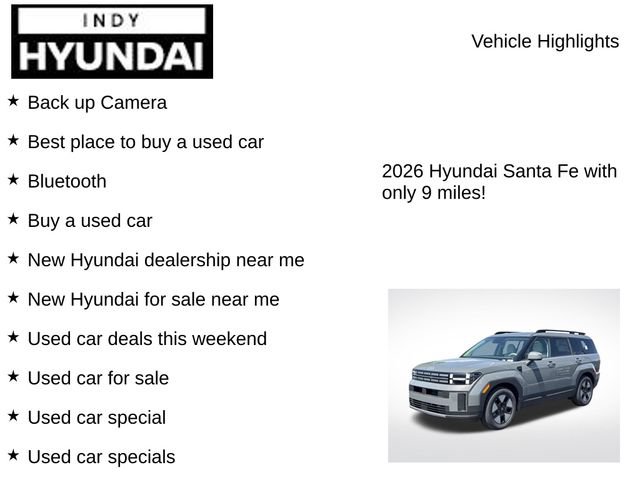 New 2026 Hyundai Santa Fe SEL AWD/4WD image 7