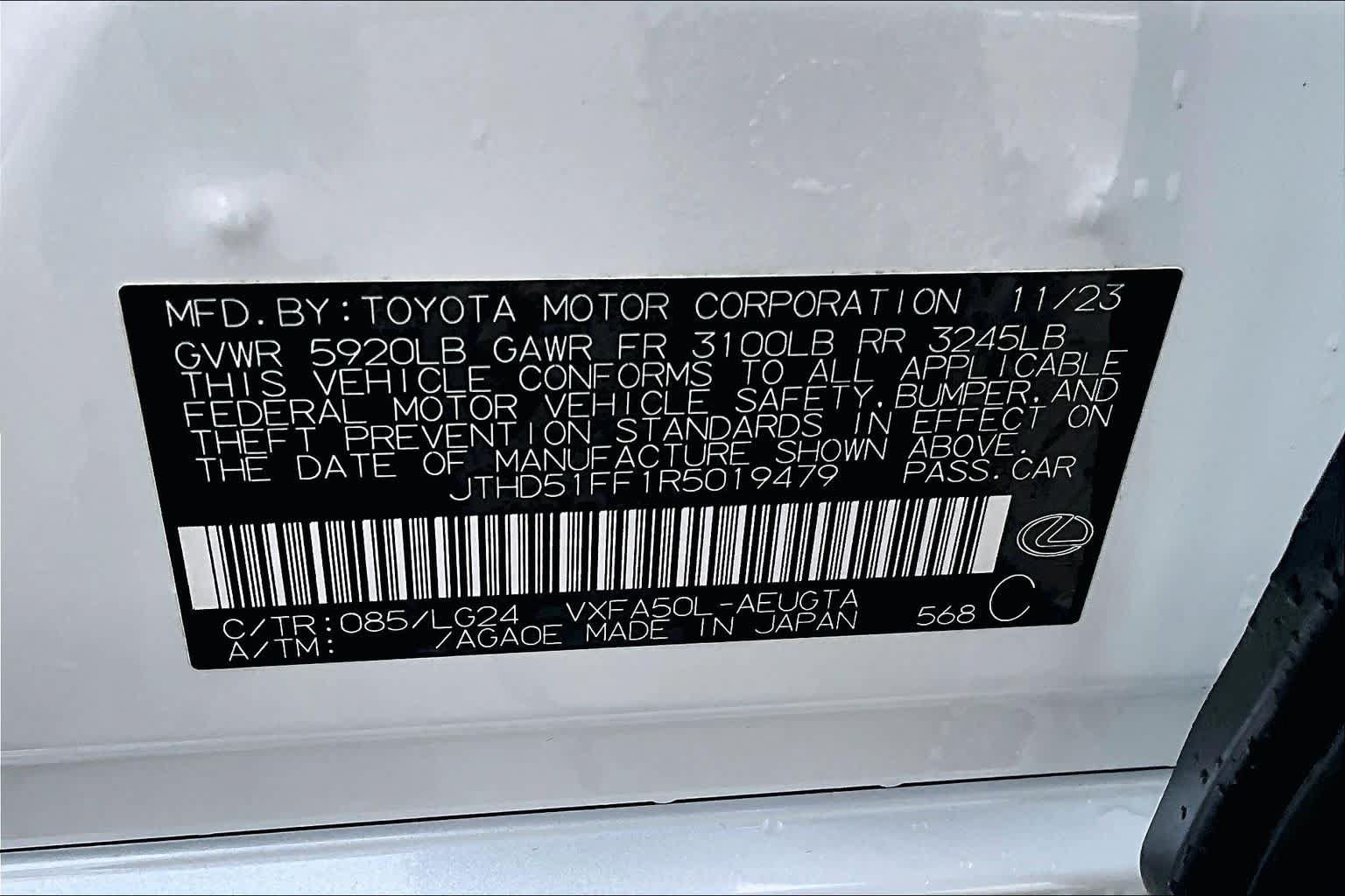 Certified 2024 Lexus LS 500 w/ Interior Upgrade Package RWD image 33
