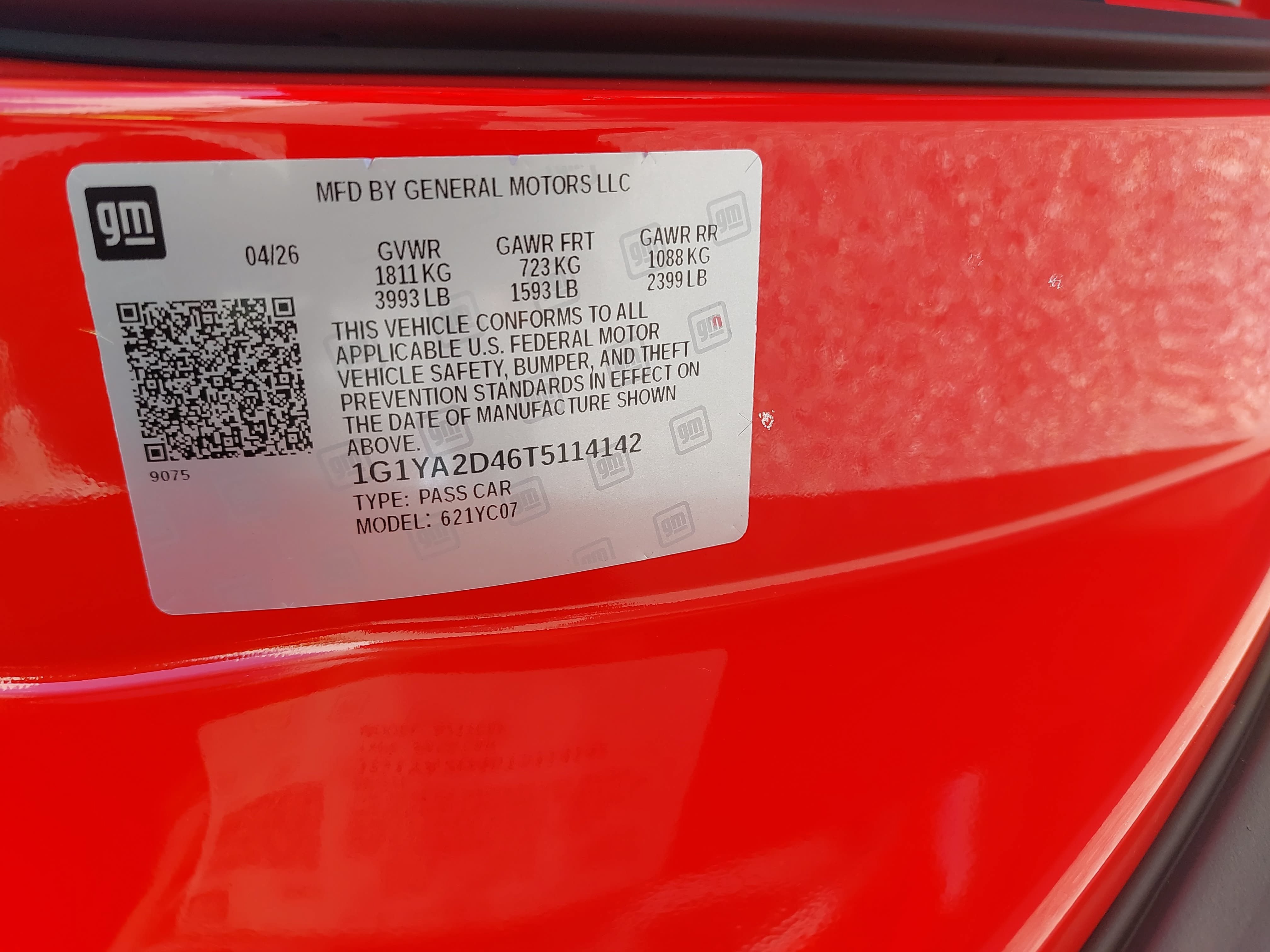 Used 2026 Chevrolet Corvette Stingray Coupe w/ Battery Protection Package RWD image 35