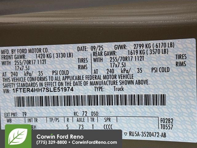 New 2025 Ford Ranger XLT w/ FX4 Off-Road Package image 32