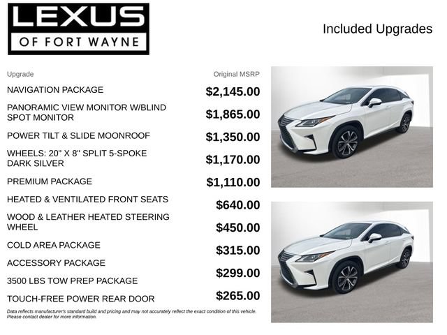 Used 2019 Lexus RX 350 AWD w/ Navigation Package image 4