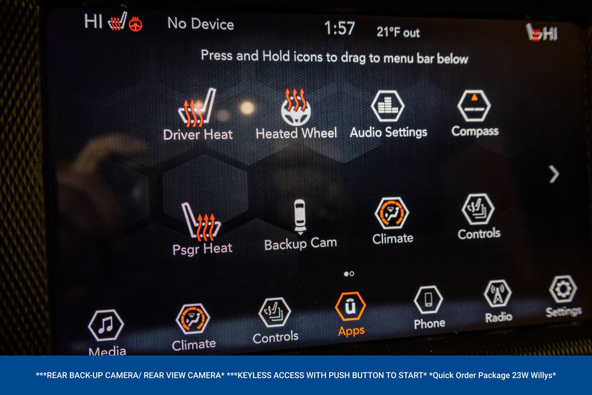 Used 2021 Jeep Wrangler Willys w/ LED Headlamp & Fog Lamp Group image 7