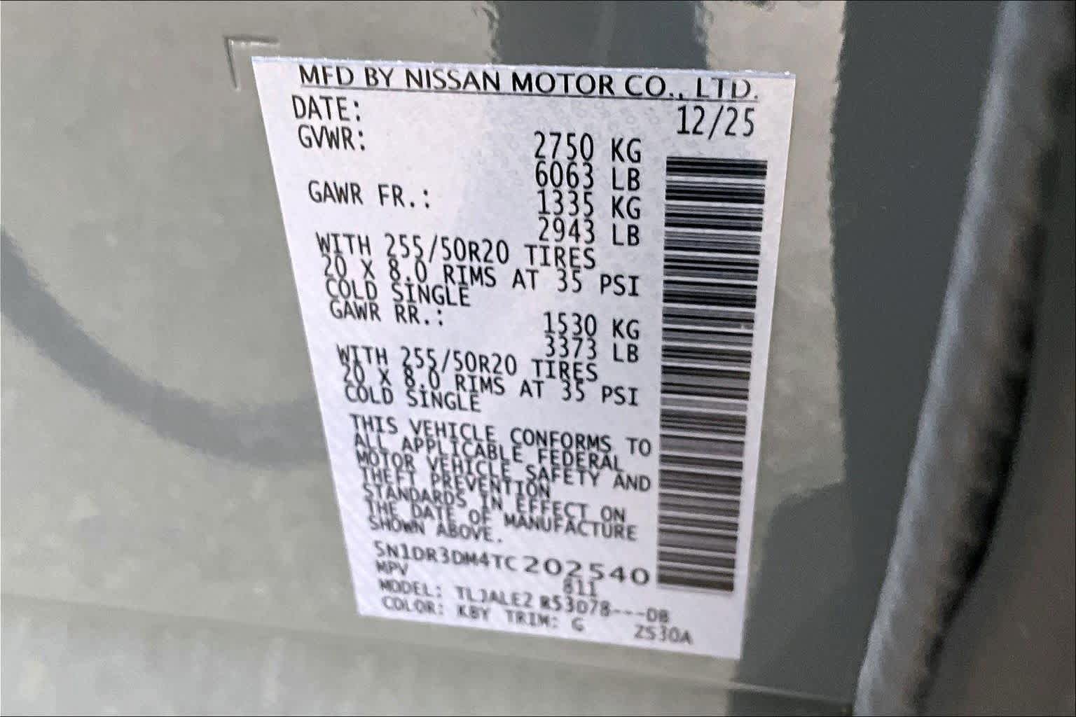 New 2026 Nissan Pathfinder Platinum w/ Cargo Package image 14