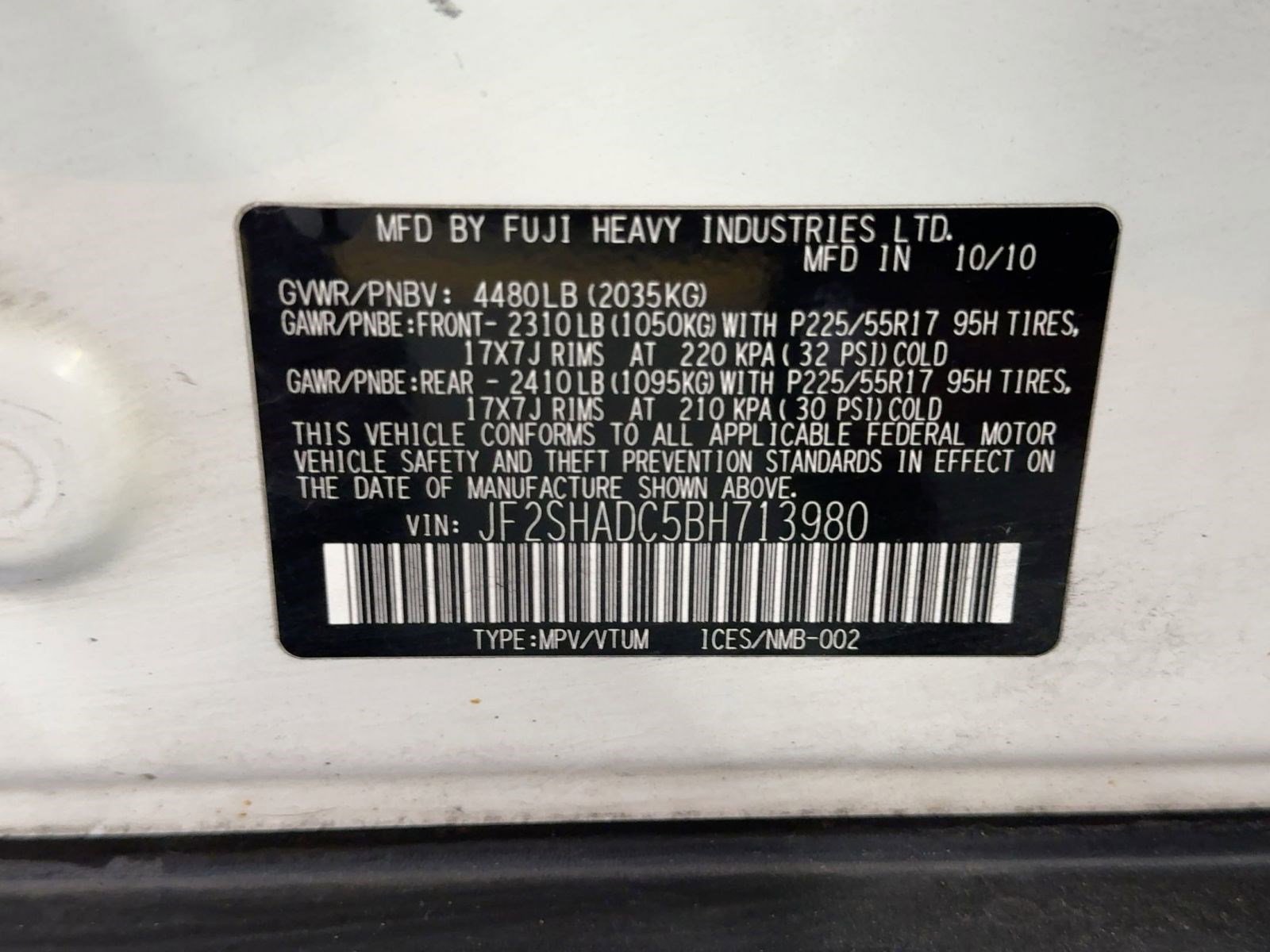 Used 2011 Subaru Forester 2.5X Premium image 19