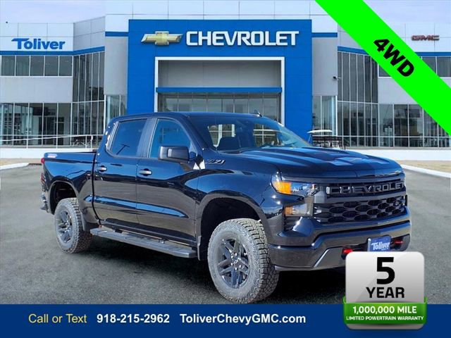 New 2026 Chevrolet Silverado 1500 Custom Trail Boss w/ LPO, Dark Essentials Package