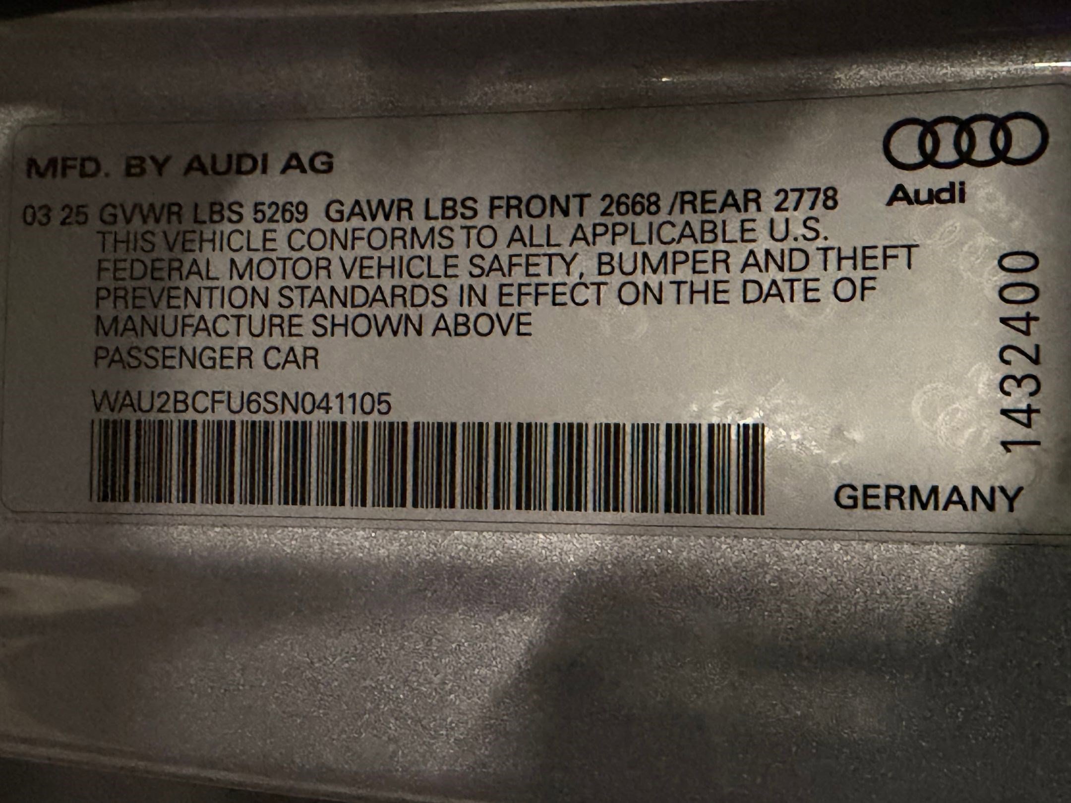 Certified 2025 Audi A5 2.0T Premium Plus w/ Premium Plus AWD/4WD image 18