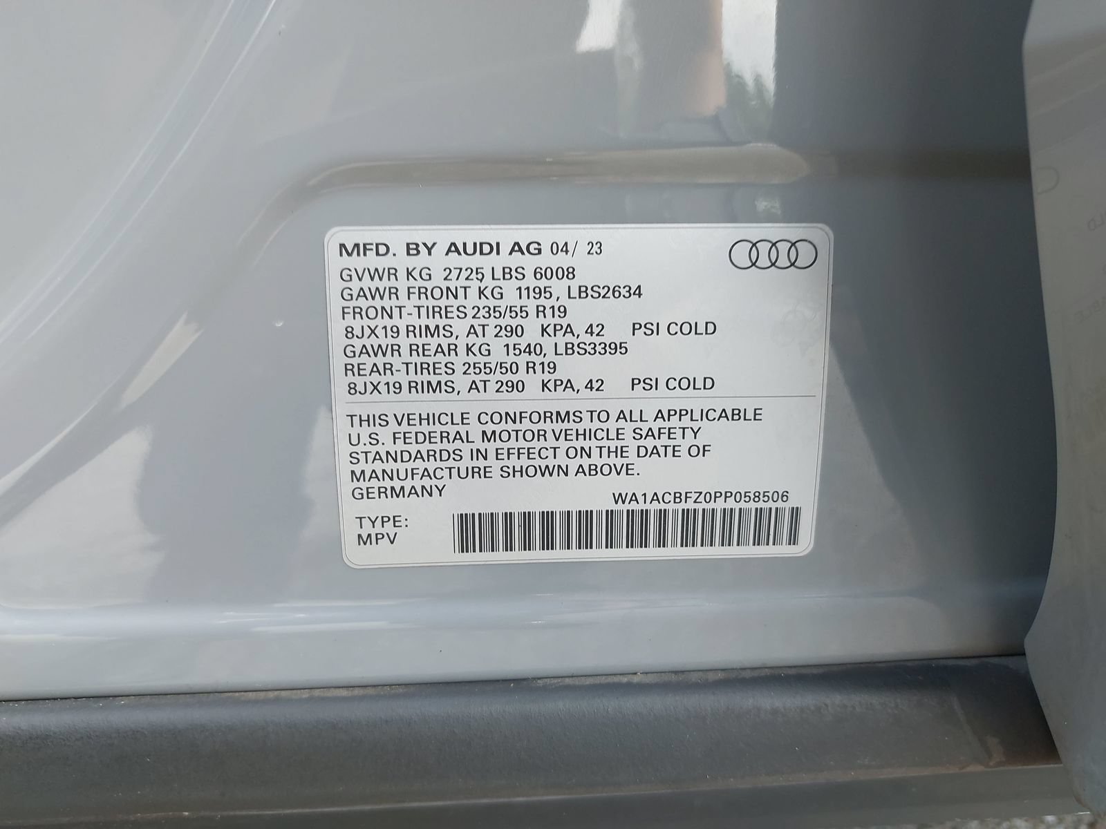 Certified 2023 Audi Q4 e-tron Premium w/ Convenience Package RWD image 41