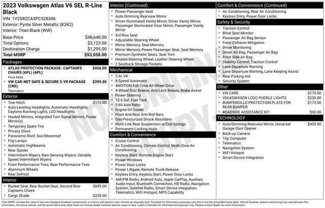 Used 2023 Volkswagen Atlas SEL R-Line image 16