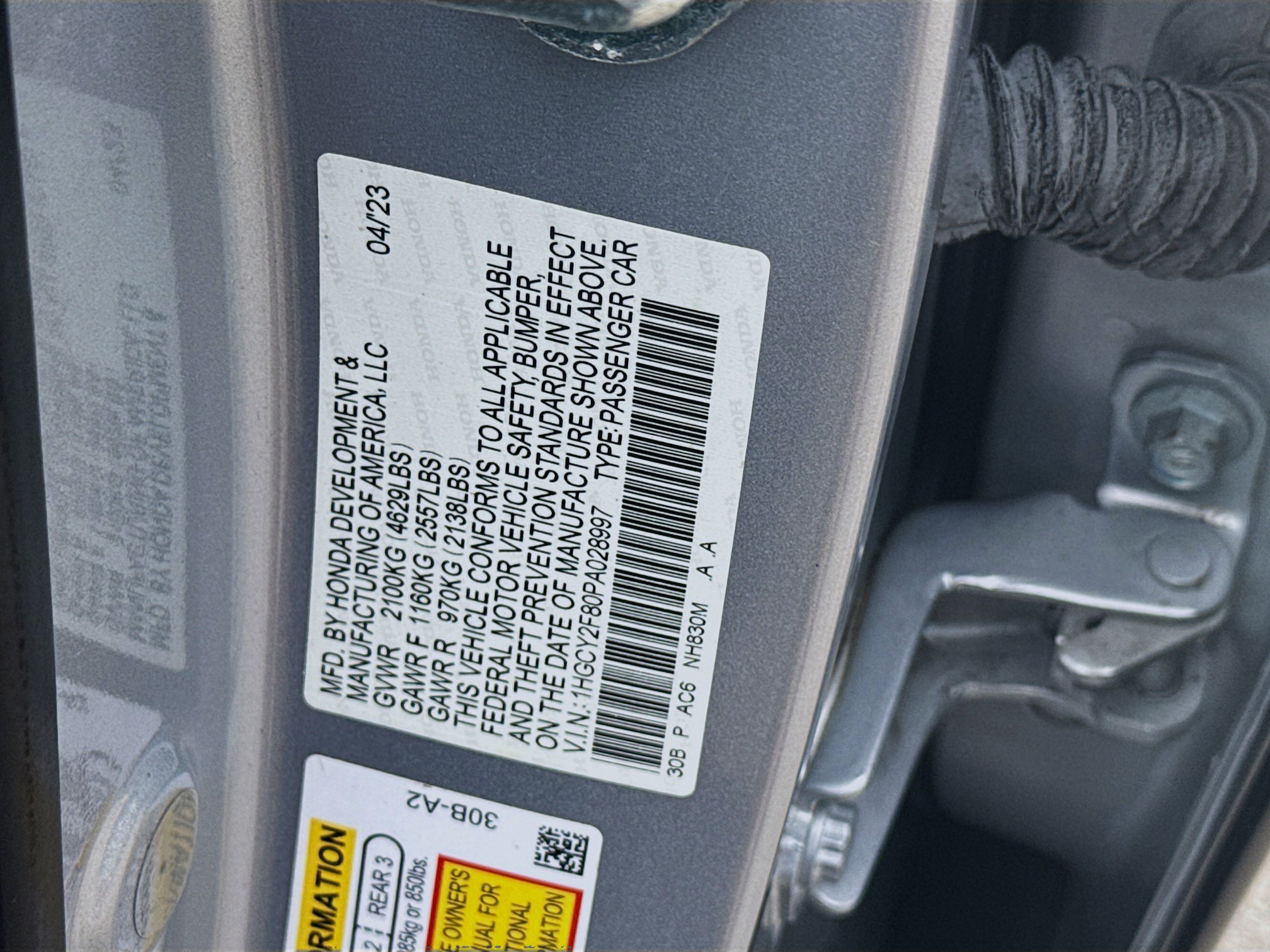 Certified 2023 Honda Accord Touring image 38