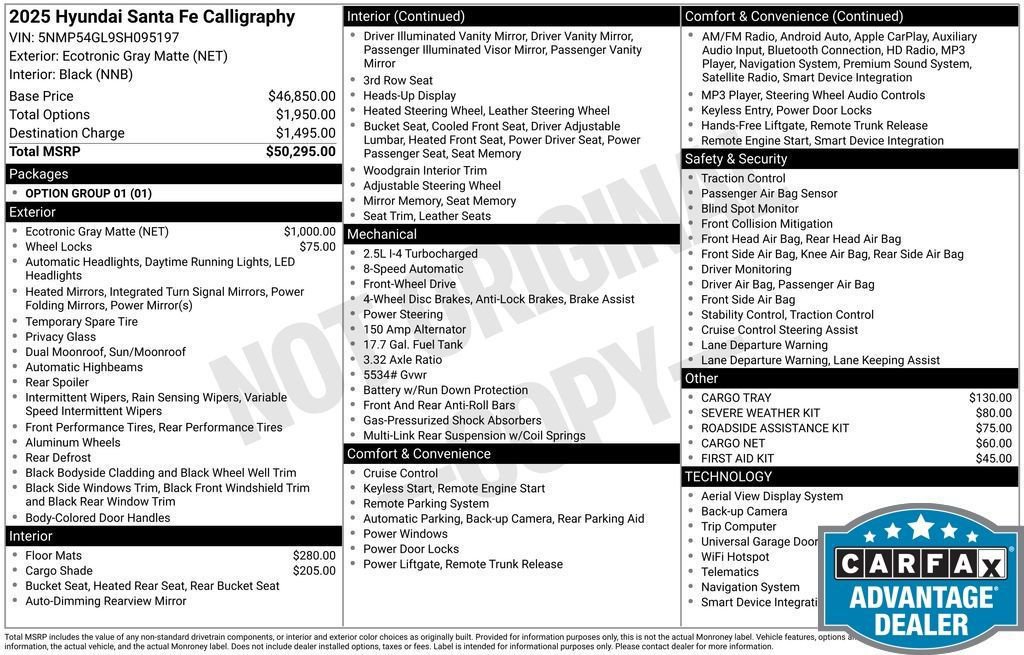Used 2025 Hyundai Santa Fe Calligraphy FWD image 11