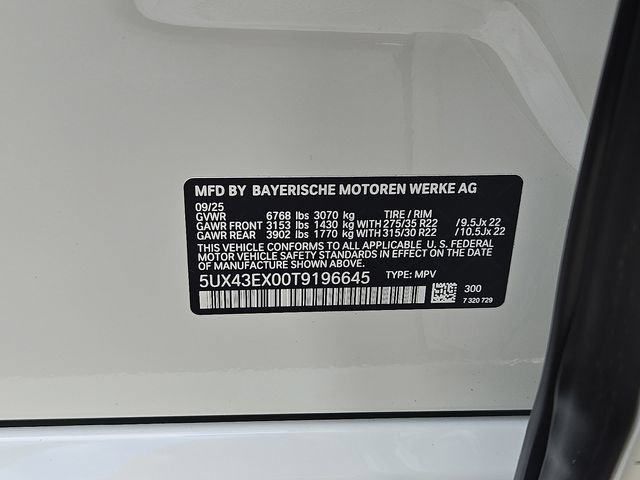 New 2026 BMW X6 M60i AWD/4WD image 11