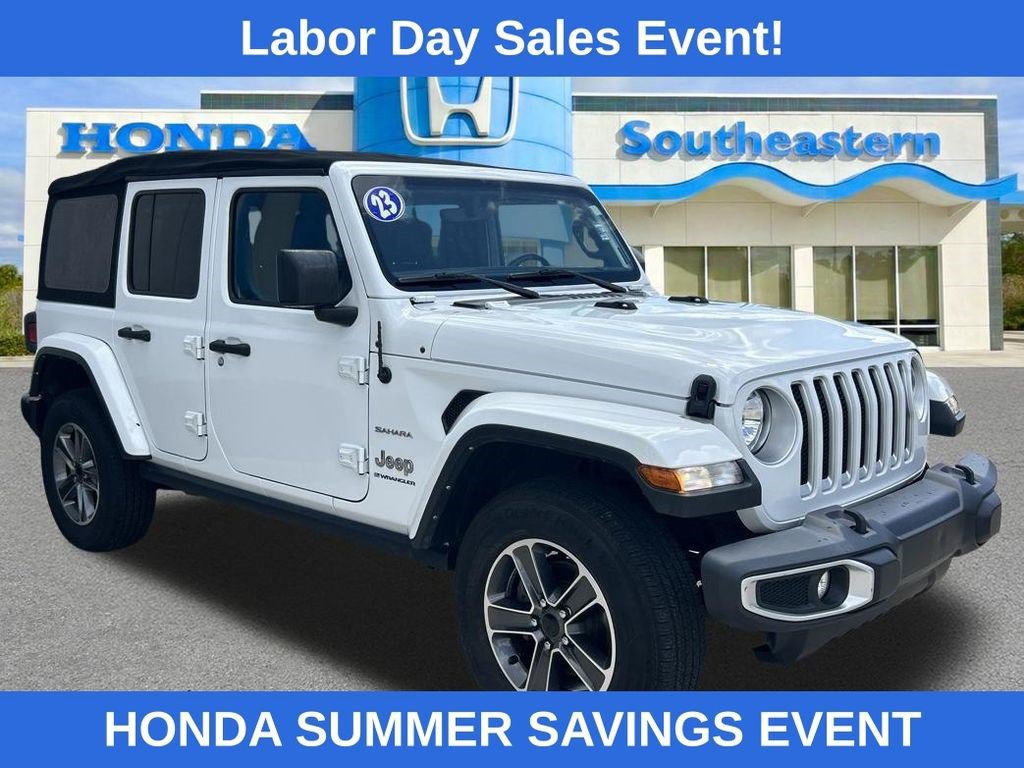 Used 2023 Jeep Wrangler Unlimited Sahara AWD/4WD image 3