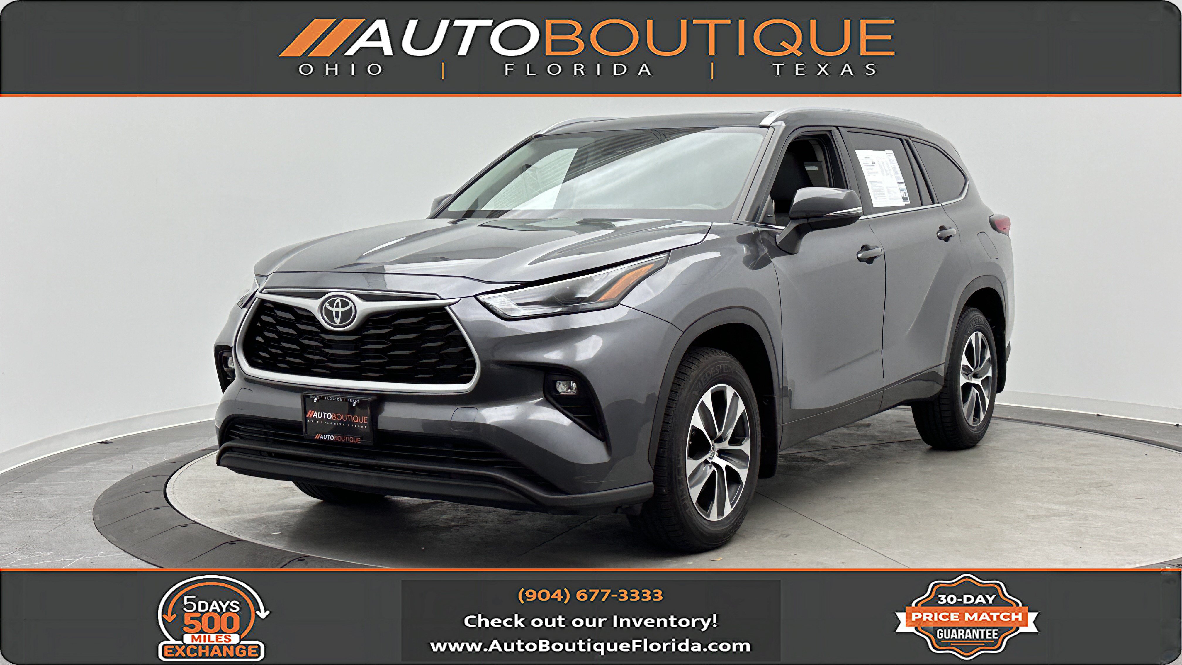 Used 2022 Toyota Highlander XLE AWD/4WD video 1