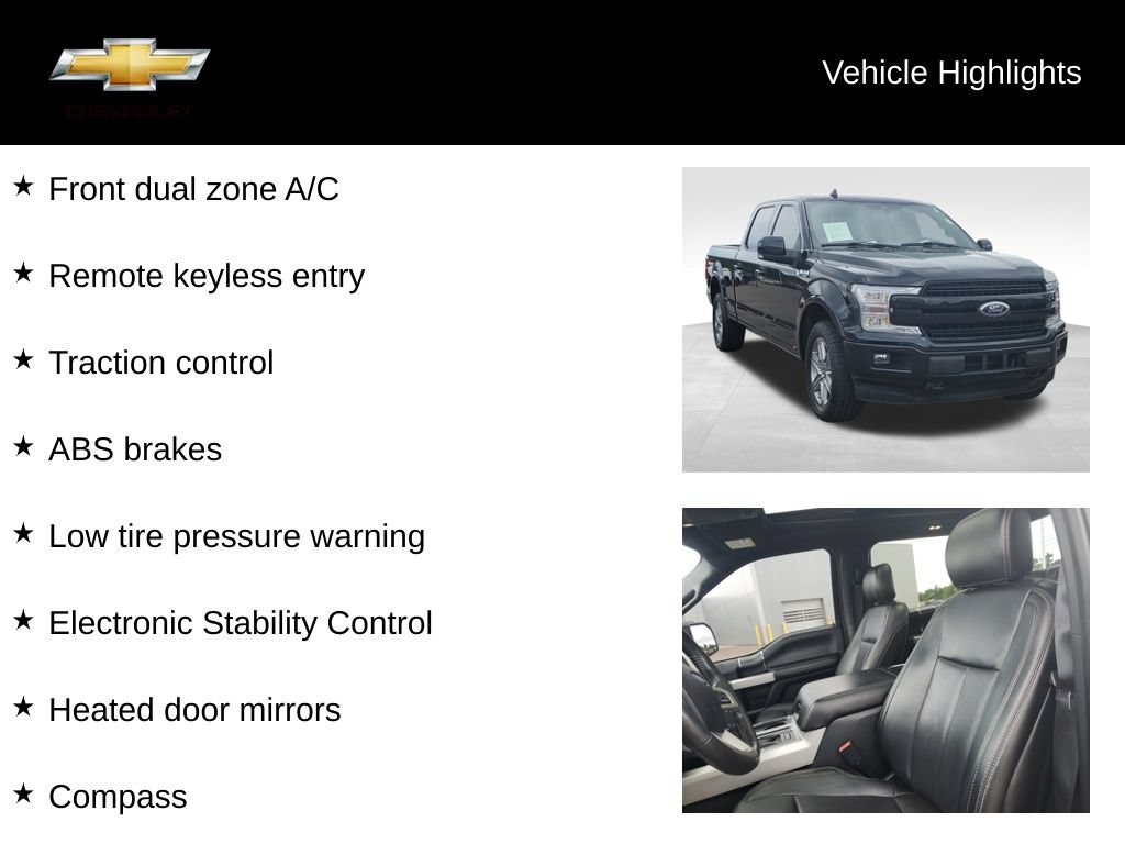 Used 2019 Ford F150 Lariat w/ Equipment Group 502A Luxury AWD/4WD image 17
