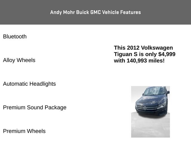 Used 2012 Volkswagen Tiguan S FWD image 4