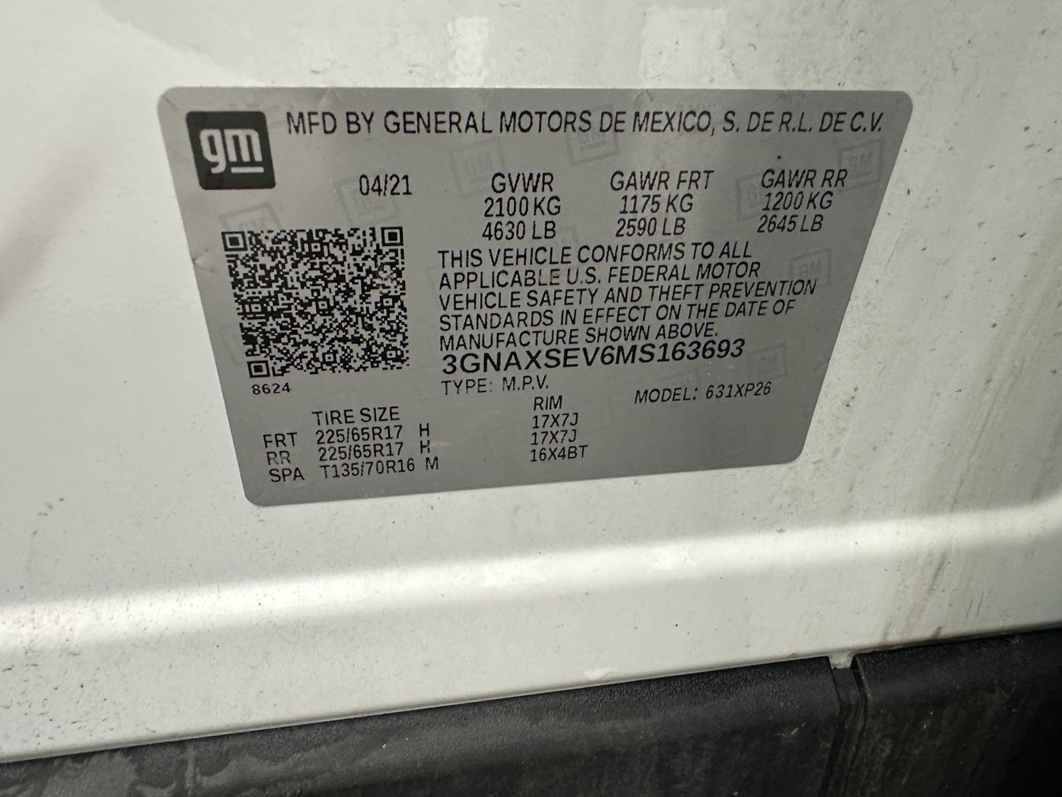 Certified 2021 Chevrolet Equinox LS AWD/4WD image 25