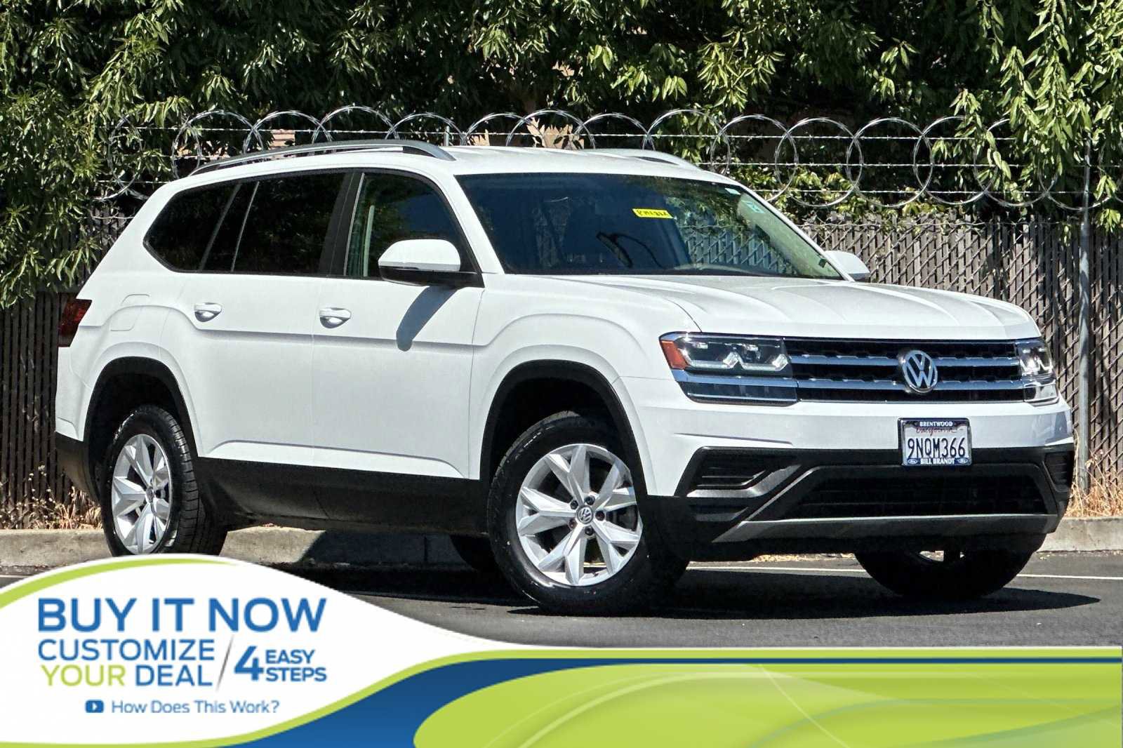 Used 2019 Volkswagen Atlas S w/ Towing Package