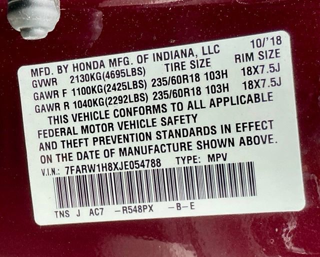Certified 2018 Honda CR-V EX-L image 30