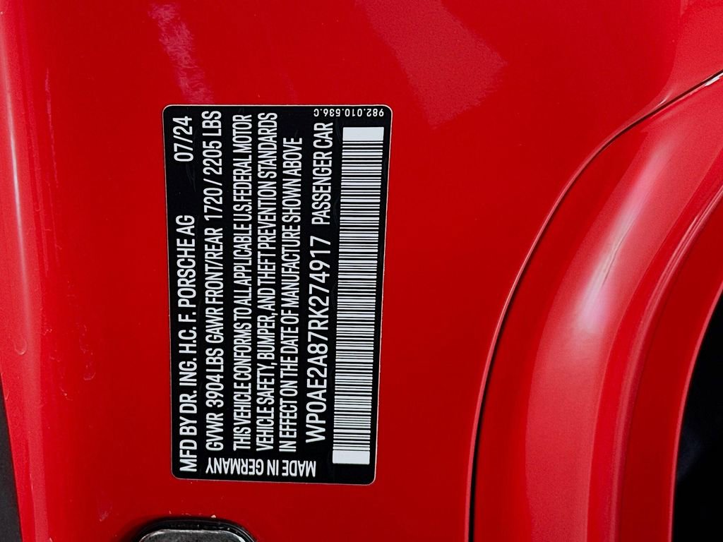 Certified 2024 Porsche 718 Cayman GT4 RS image 31