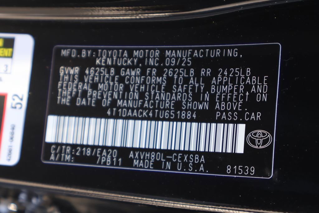 Certified 2026 Toyota Camry SE w/ Multimedia Upgrade Package image 24