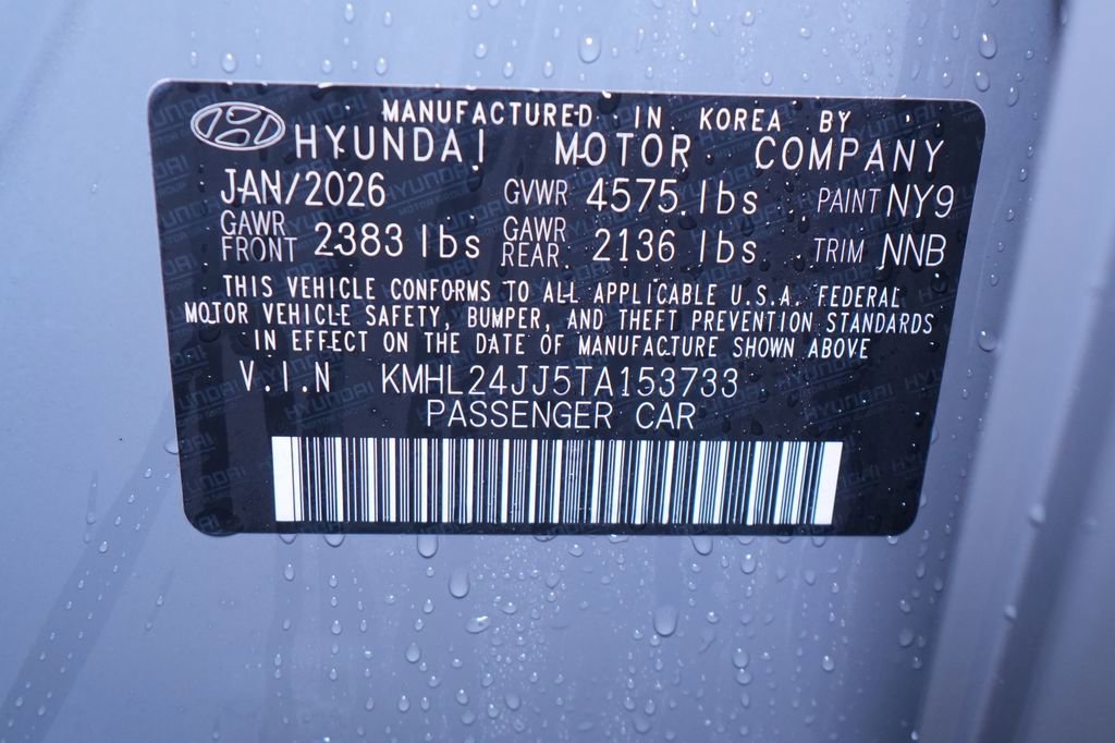 New 2026 Hyundai Sonata Blue image 39