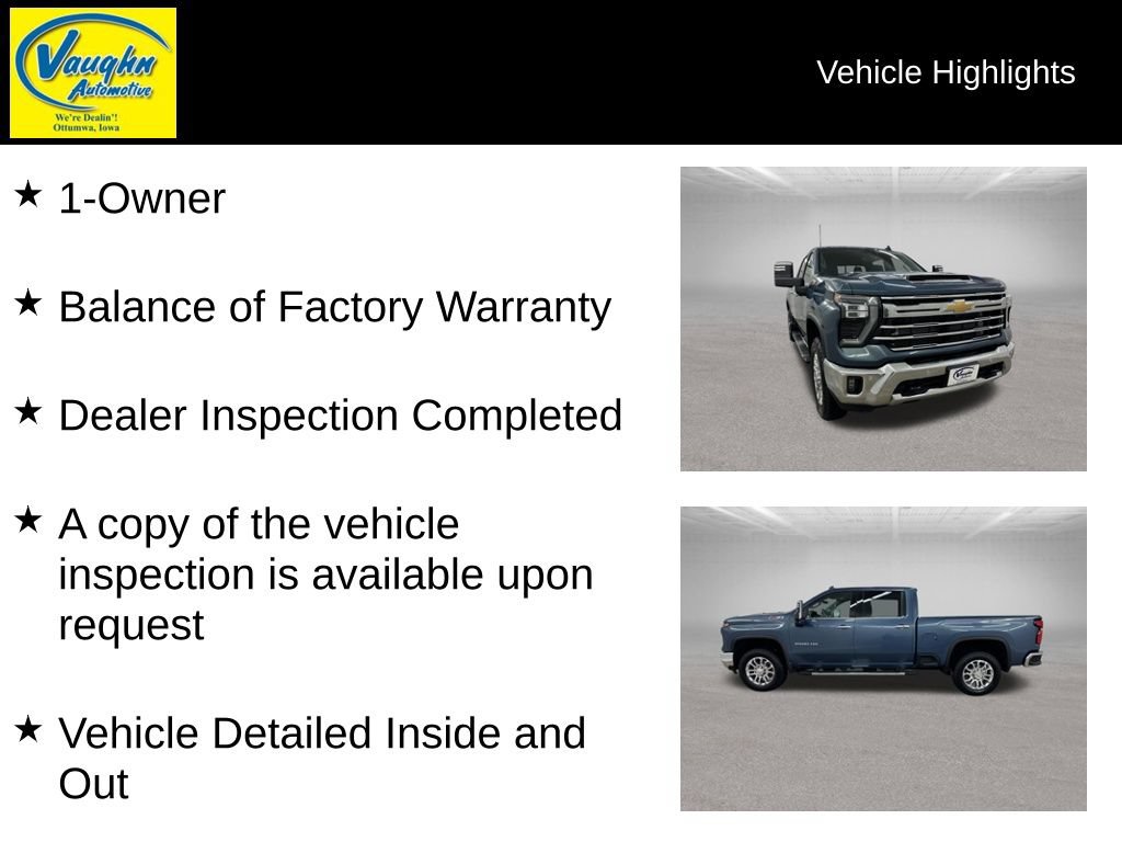 Used 2025 Chevrolet Silverado 2500 LTZ w/ LTZ Premium Package AWD/4WD video 2