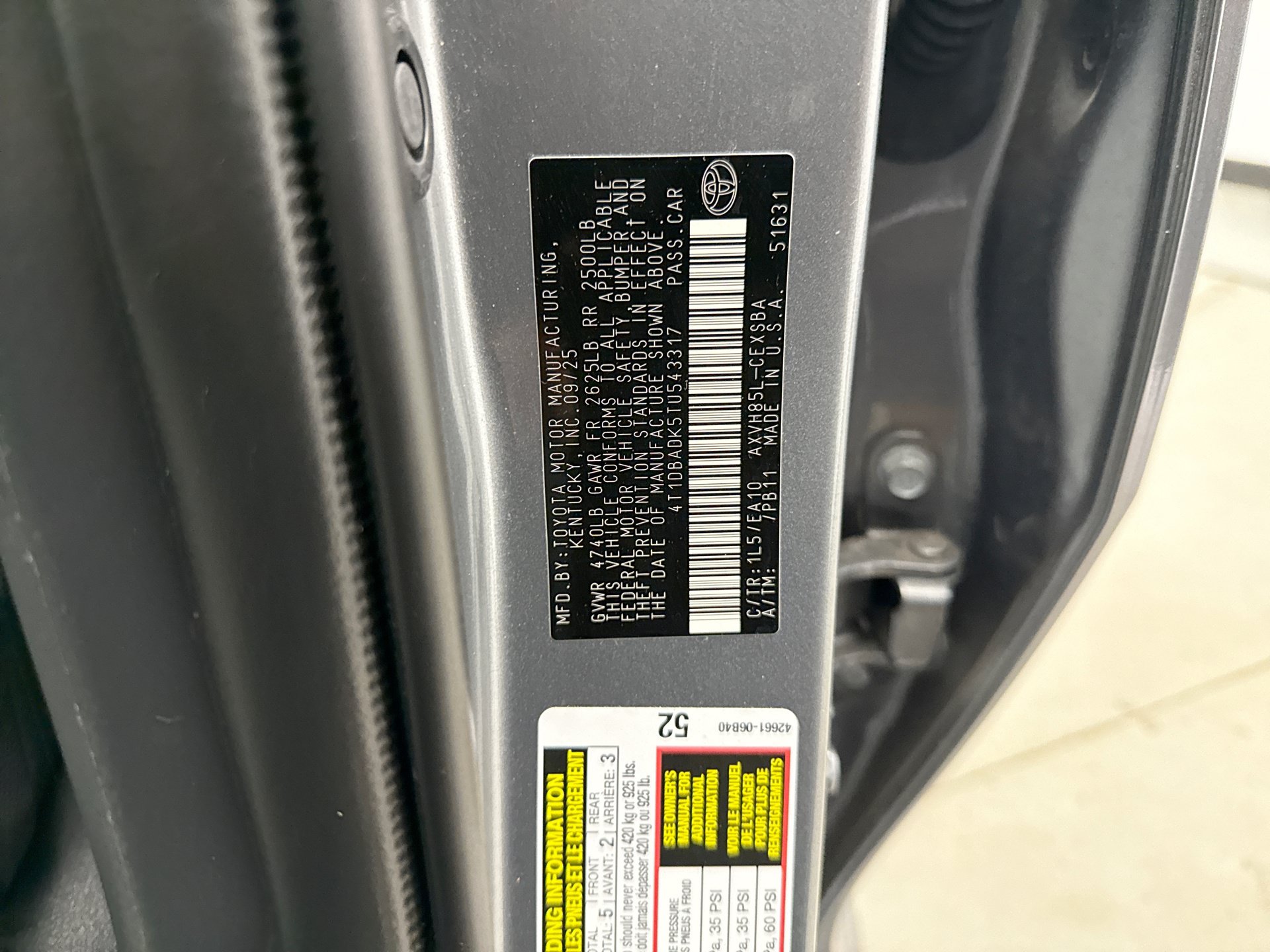 Used 2026 Toyota Camry SE w/ Convenience Package AWD/4WD image 20