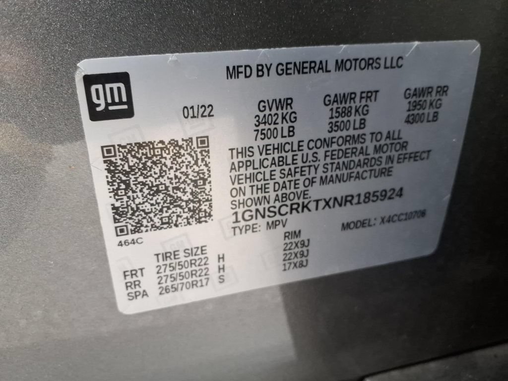 Used 2022 Chevrolet Tahoe RST w/ Luxury Package RWD image 30