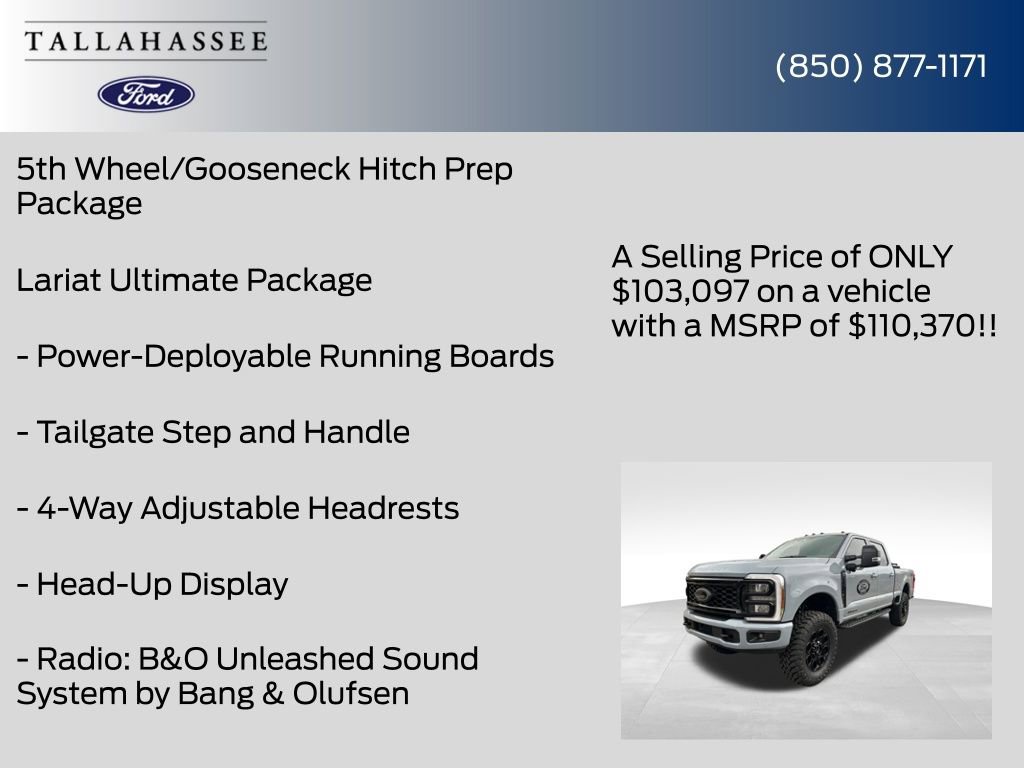 New 2026 Ford F250 Lariat w/ Black Appearance Package image 36