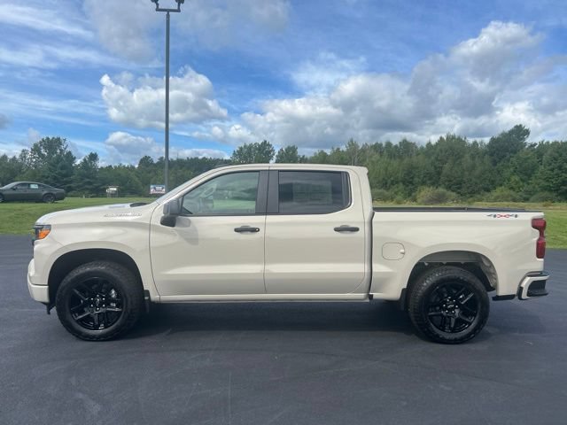 New 2026 Chevrolet Silverado 1500 Custom w/ Turbomax Blackout Package AWD/4WD image 2