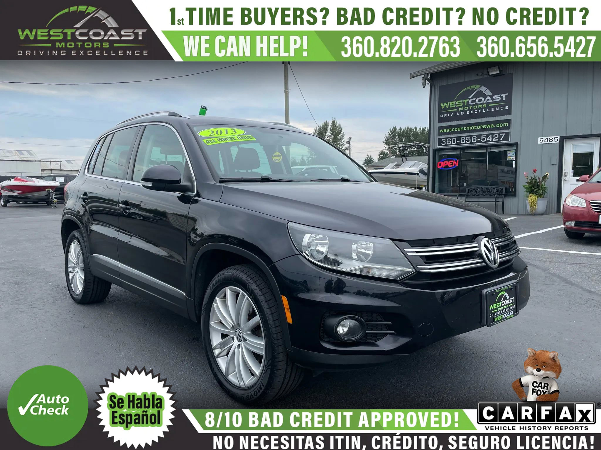 Used 2013 Volkswagen Tiguan S image 1