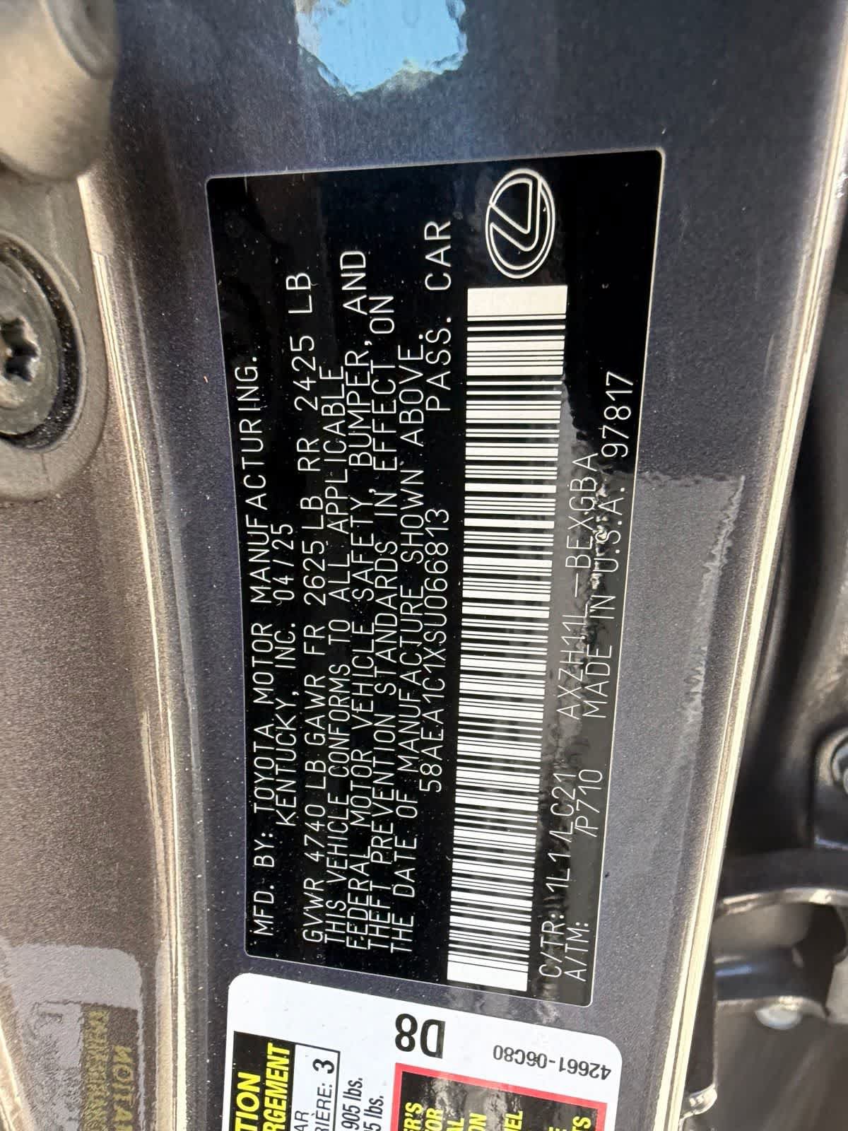 Used 2025 Lexus ES 300h w/ Accessory Package (Z1) FWD image 22