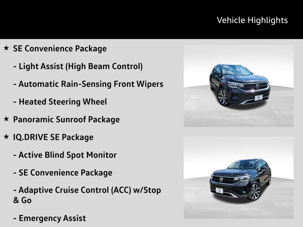 Certified 2022 Volkswagen Taos SE w/ Panoramic Sunroof Package image 19