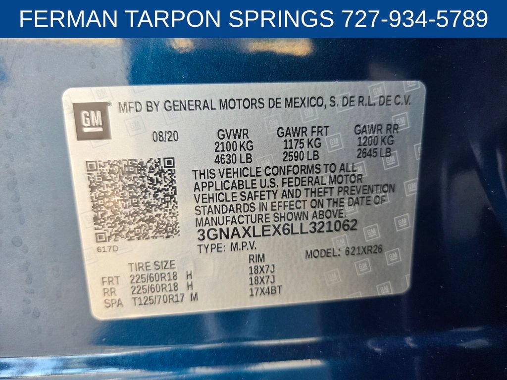 Used 2020 Chevrolet Equinox LT FWD image 21