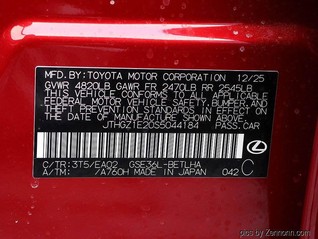 New 2025 Lexus IS 350 F Sport image 29