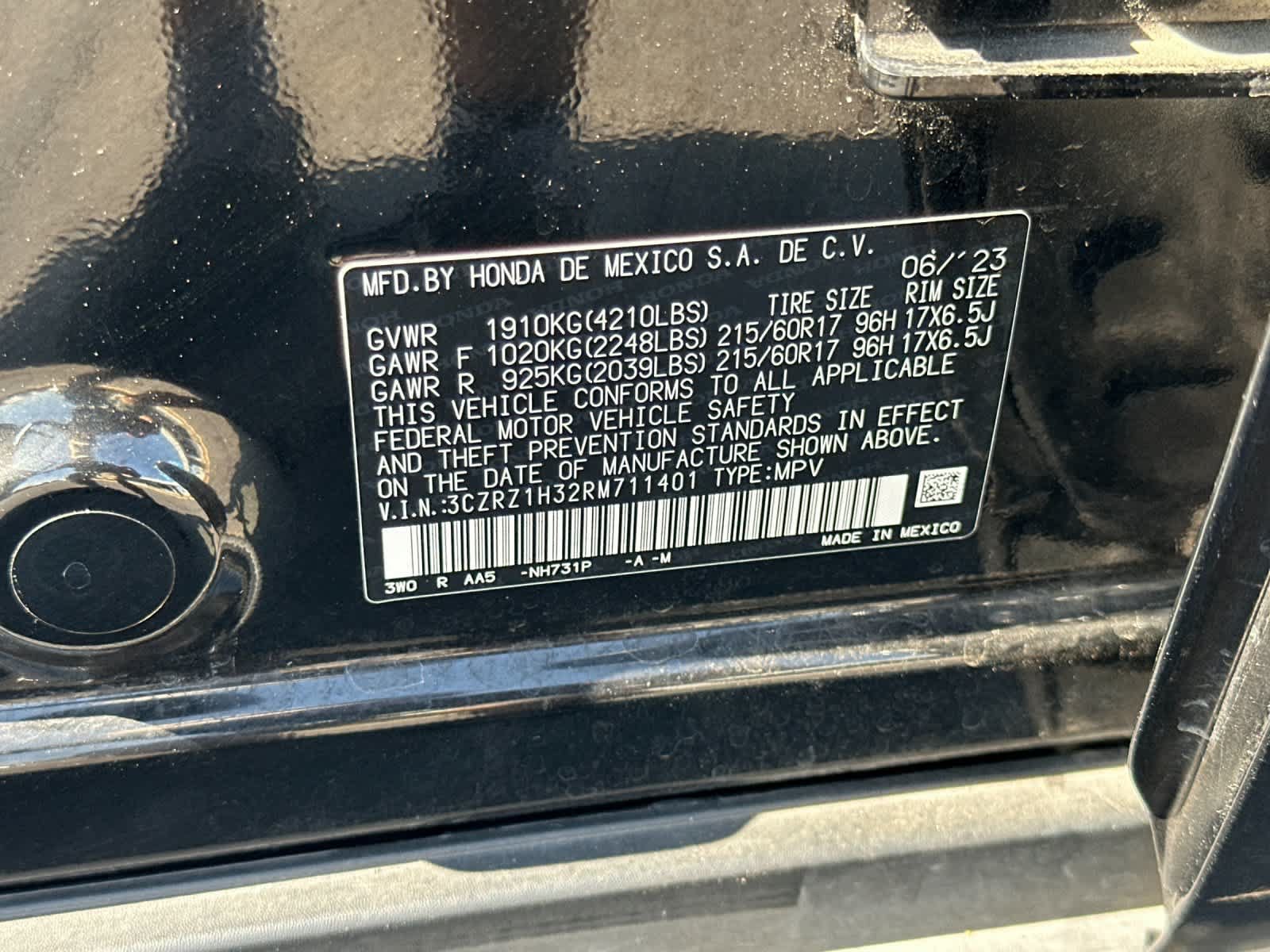 Used 2024 Honda HR-V LX image 31