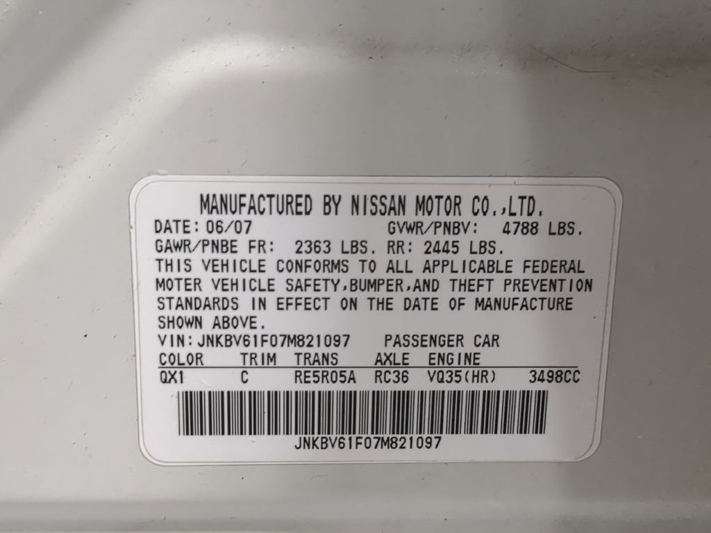 Used 2007 INFINITI G35 x Sedan w/ Premium Pkg image 46