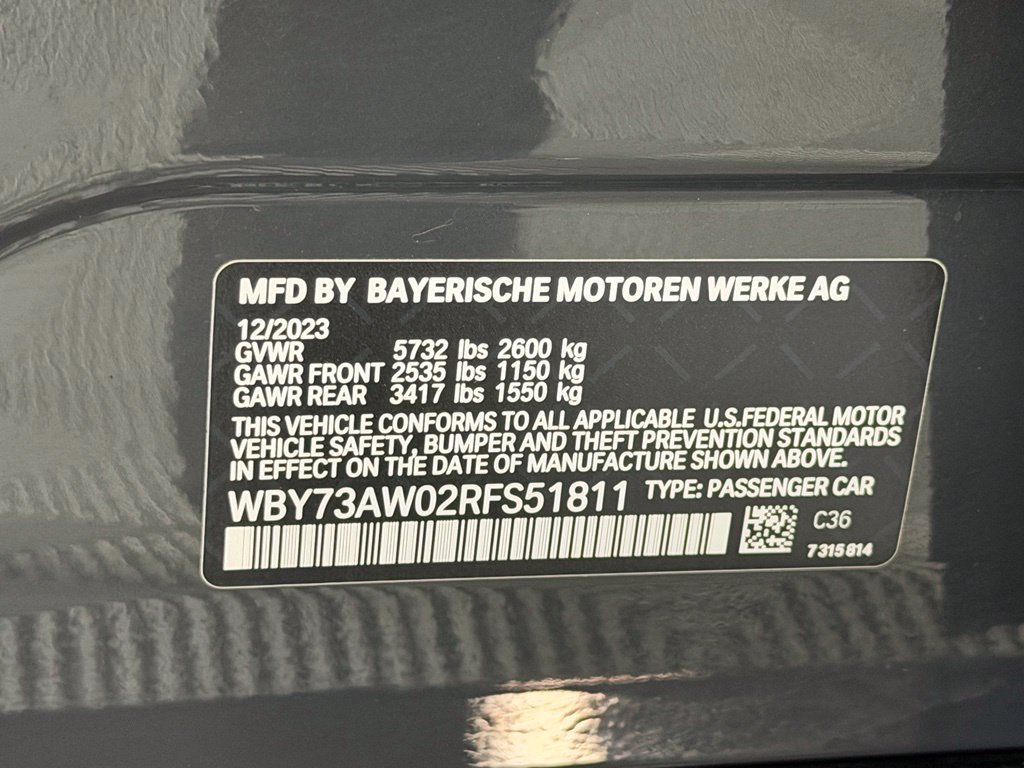 Used 2024 BMW i4 eDrive40 w/ M Sport Package RWD image 24