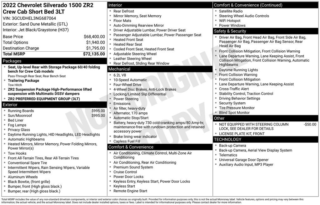 Used 2022 Chevrolet Silverado 1500 ZR2 image 30