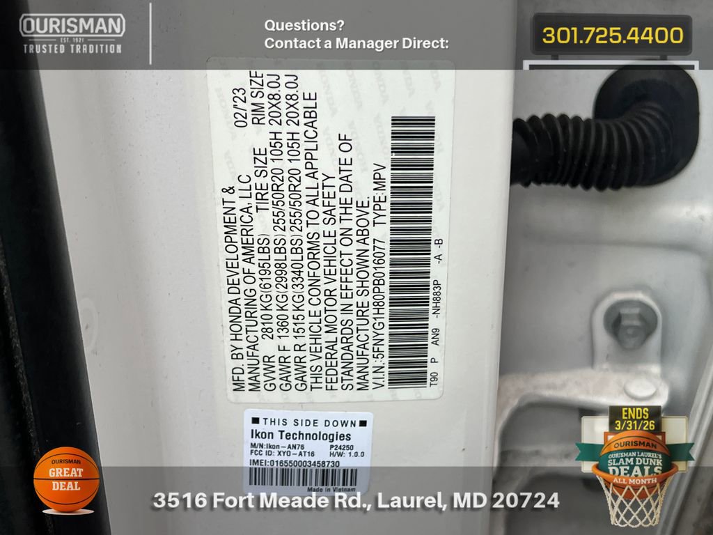 Used 2023 Honda Pilot Elite image 30