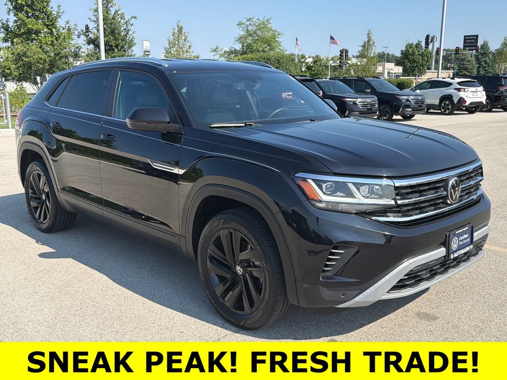 Certified 2023 Volkswagen Atlas Cross Sport SE w/ Black Wheel Package AWD/4WD 360° Tour